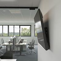 Hama TV Muurbeugel Kantelbaar Antidiefstal-Voorziening voor Schermen tot 80 Inch Zwart - thumbnail