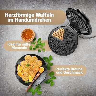 Clatronic 261 679 wafelijzer 5 wafel(s) Zwart 1200 W - thumbnail