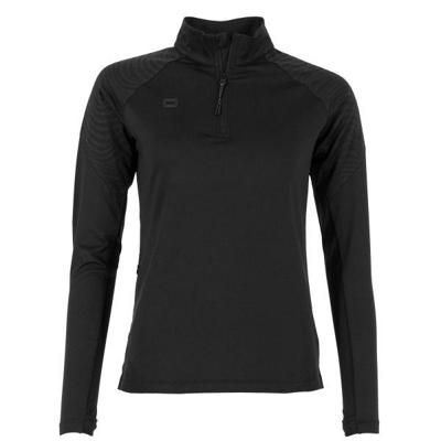 Stanno 408611 Functionals Quarter Zip Top Ladies II - Black-Anthracite - XS
