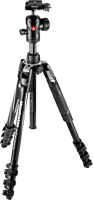 Manfrotto Befree Advanced met hendelvergrendeling, draagbare en compacte balhoofdstatiefset voor op reis, aluminium statief voor DSLR-reflexcamera's, spiegelloos, fotoaccessoires - thumbnail