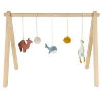 Trixie houten babygym kameel, reiger, walvis - thumbnail