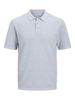 Jack & Jones Jjegeorge Knit Polo Ss Sn Poloshirts Chambray Blue - thumbnail