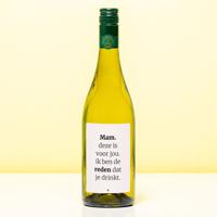 Wijnfles Jij bent de reden dat ze drinkt - Wit (Sauvignon Blanc) - thumbnail