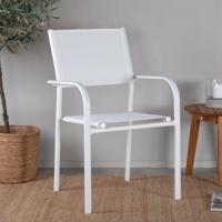 Nohr Tuinstoel 'Vaishali' kleur Wit - thumbnail