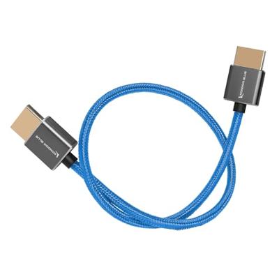 Kondor Blue HDMI naar HDMI 16" dun gevlochten kabel voor on-camera monitoren