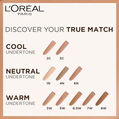 L’Oréal Paris True Match Foundation 3.W Golden Beige - Natuurlijk Dekkende Foundation met Hyaluronzuur en SPF 17 - 30 ml