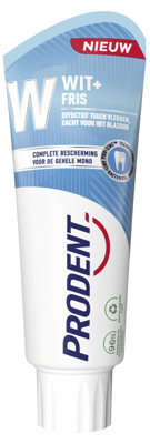 Prodent Tandpasta wit + fris 75ml