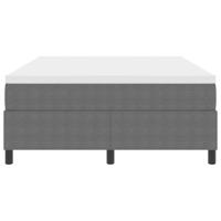 Boxspringbed met Matras in lichtgrijs, 140 x 200 cm, katoen - thumbnail