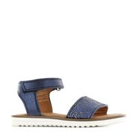 Shoesme MA21S025-A leren sandalen blauw - thumbnail