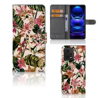 Xiaomi Redmi Note 12 5G | Poco X5 Hoesje Flowers Xiaomi Redmi Note 12 5G | Poco X5 Hoesje Flowers