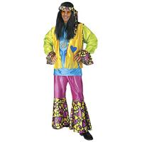 Carnavalskleding: Hippie kostuum man 4-delig Flow - thumbnail