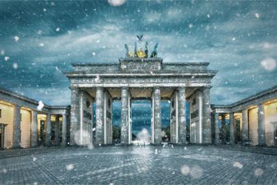 Fotobehang - Brandenburger Tor Berlijn, in 11 maten te koop, premium print, incl behanglijm