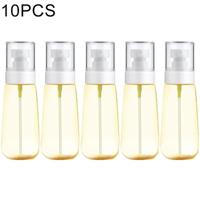 10 stuks Portable hervulbare plastic Fine mist parfum spray fles transparante lege spray sproeier fles 100ml (geel) - thumbnail