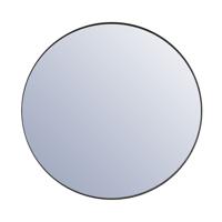 By-Boo Ronde Spiegel 'Immense' XXL 120cm, kleur Zwart - thumbnail