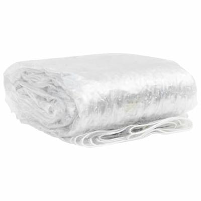 VidaXL Doorzichtig zeildoek met zeilringen 4x12 m pvc