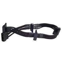 SilverStone Adapter 4-Pin Molex > 4x 15-Pin SATA - thumbnail