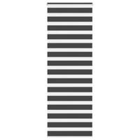 VidaXL Zebra rolgordijn 90x200 cm stofbreedte 85,9 cm zwart - thumbnail