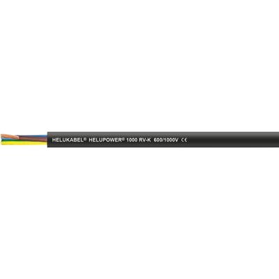 Helukabel HELUPOWER 1000 RV-K Aansluitkabel 4 G 2.5 mm² Zwart 11003826-500 500 m