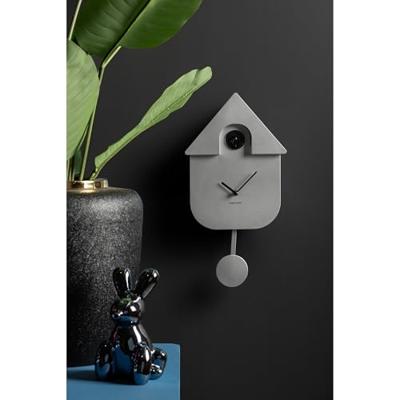 Wall clock Modern Cuckoo ABS metallic V Hortus - Hortus Wall clock Modern Cuckoo ABS metallic V Hortus - Hortus