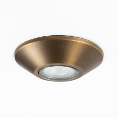 Inbouwspot Gemini Antiek Messing