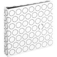 Hama Album XL Ivy 30x30 Cm 80 Zwarte Pagina&apos;s Wit - thumbnail