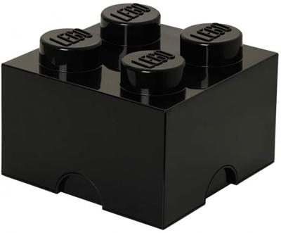 Room Copenhagen LEGO Storage Brick 4 Zwart opbergdoos - thumbnail