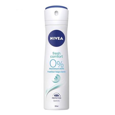 Nivea Fresh Comfort 0% Deospray - 150 ml Nivea Fresh Comfort 0% Deospray - 150 ml
