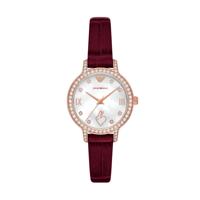 Horlogeband Armani AR11510 Leder Rood 12mm - thumbnail