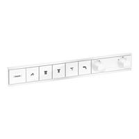 Hansgrohe RainSelect thermostaat inbouw voor 5 functies, mat wit - thumbnail