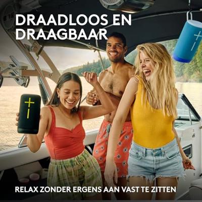 Ultimate Ears Everboom Bluetooth luidspreker Waterdicht, Stofdicht, Spatwaterdicht, Draagbaar Zwart