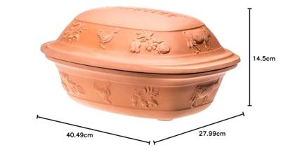 Romertopf Ovenschaal Rustico - 40 x 28 x 19 cm / 5 Liter