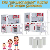 Kinderspeelkeuken hout 38 delig - thumbnail