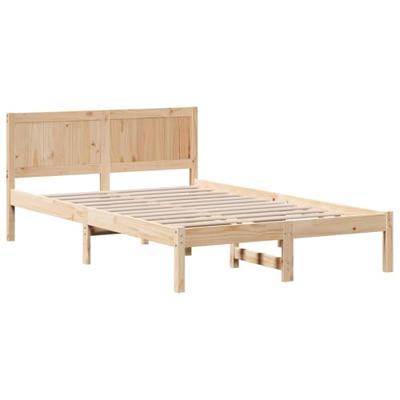 Bedframe Bruin 120 x 200 cm Massief grenenhout Bedframe Bruin 120 x 200 cm Massief grenenhout