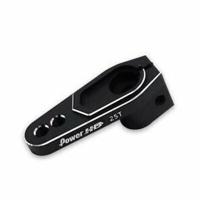 Aluminium servo hevel enkel, 20mm, Futaba (25T) - Zwart (totale lengte: 31.5mm) - thumbnail