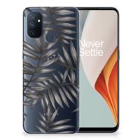 OnePlus Nord N100 | TPU Case | Leaves Grey - thumbnail