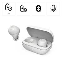 Thomson Bluetooth hoofdtelefoon, True Wireless in-ear hoofdtelefoon met microfoon, oordopjes met laadstation, lichte draadloze hoofdtelefoon met spraakassistent en touch-bediening, IPX4, Bluetooth - thumbnail