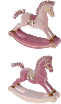 Rocking Horse Sequins 35 cm 2As kerst Nampook - Nampook Rocking Horse Sequins 35 cm 2As kerst Nampook - Nampook