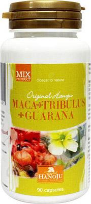 Hanoju Tribulus maca guarana extract 90 Vegetarische capsules
