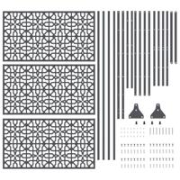 VidaXL Privacyscherm antraciet 100 x 50 x 180 cm staal - thumbnail