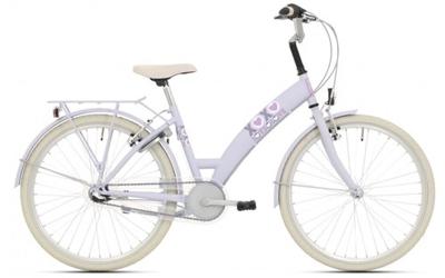 Bikefun Bike fun 24 inch meisjesfiets lots of love 3v mat lila
