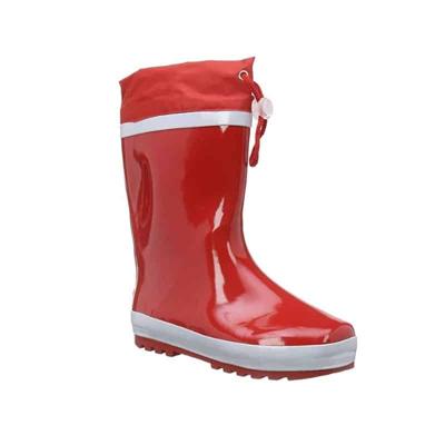 Playshoes regenlaarzen Streep Rood Wit-34-35