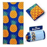 Ananas Print Microvezel Strandhanddoek - thumbnail