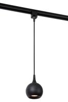 Lucide TRACK FAVORI Hanglamp - 1-fase Railsysteem / Railverlichting - 1xGU10 - Zwart (Uitbreiding) - thumbnail