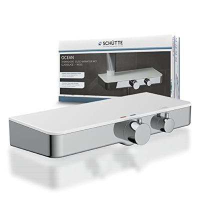 Thermostatische Douchemengkraan Schutte Ocean met Planchet Chroom Wit Schütte