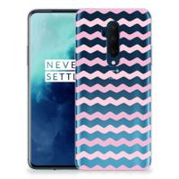 OnePlus 7T Pro | TPU bumper | Waves Roze - thumbnail