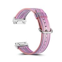 Fitbit Ionic TPU bandje - Fuschia / Zilver - thumbnail