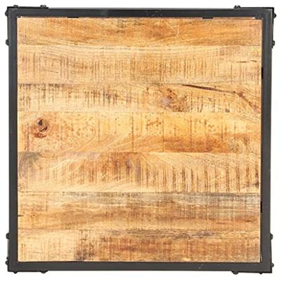 VidaXL Salontafel 60x60x35 cm massief mangohout