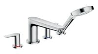 Hansgrohe Talis E 4-gats badrandmengkraan afbouwdeel voor inbouwdeel 13244180, chroom - thumbnail