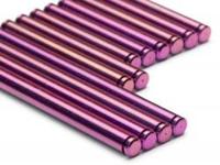 Titanium suspension shaft set (purple/rs4 pro 2) - thumbnail