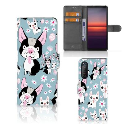 Sony Xperia 5II | Telefoonhoesje | Met pasjeshouder | Hondjes Sony Xperia 5II | Telefoonhoesje | Met pasjeshouder | Hondjes